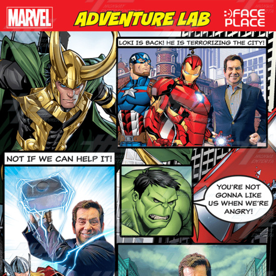 Marvel Adventure Lab - Comic Photo Machine (NSW) - marvel-adventure-lab-photo-example-2