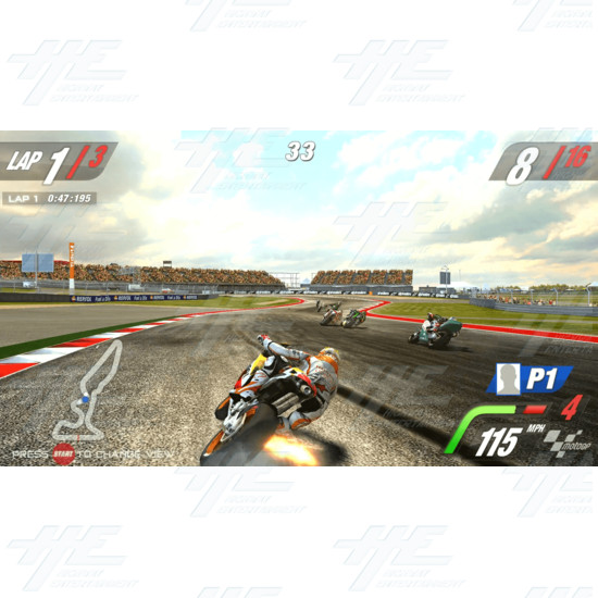 MotoGP Arcade Machine (VIC) - Gameplay - American Track