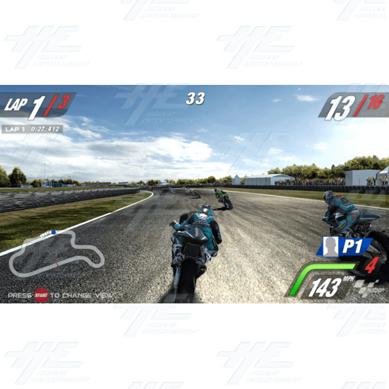 MotoGP Arcade Machine (VIC) - Gameplay - Australia Track