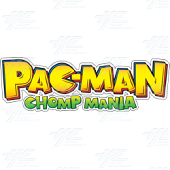 Pac-man Chomp Mania Ticket Redemption Arcade Machine (NSW) - Logo